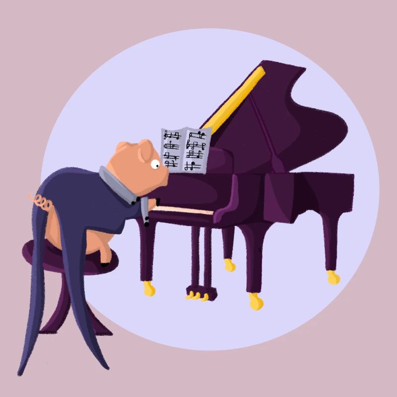 Piano à queue
