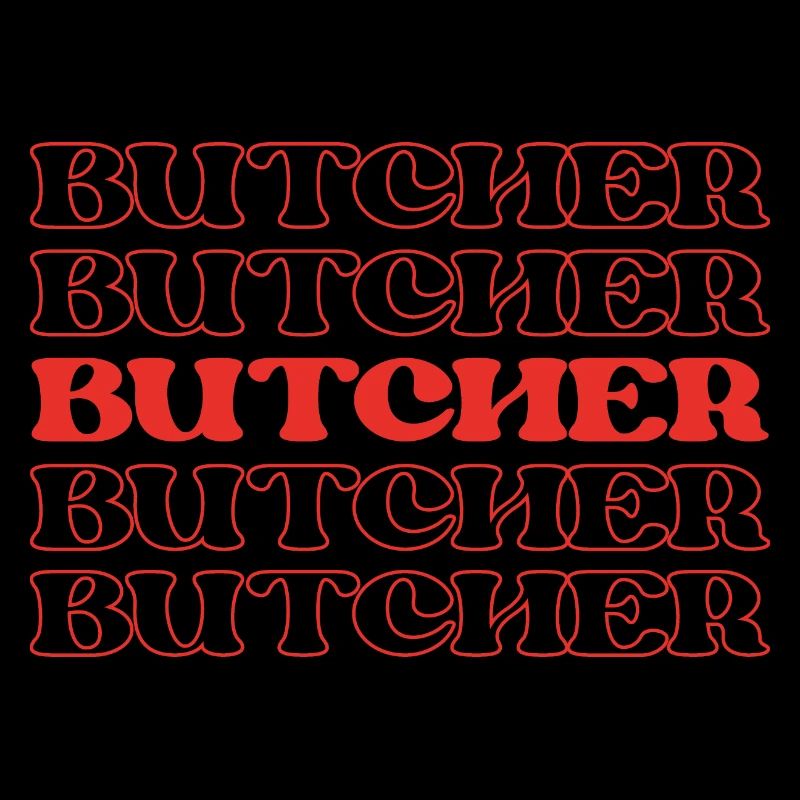 Butcher Meat Cutter Meatman Meat Processor