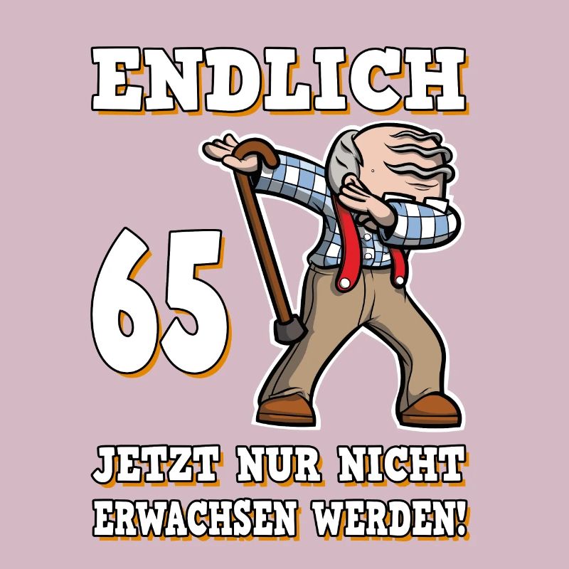 Endlich 65 Geburtstag Dabbing Opa