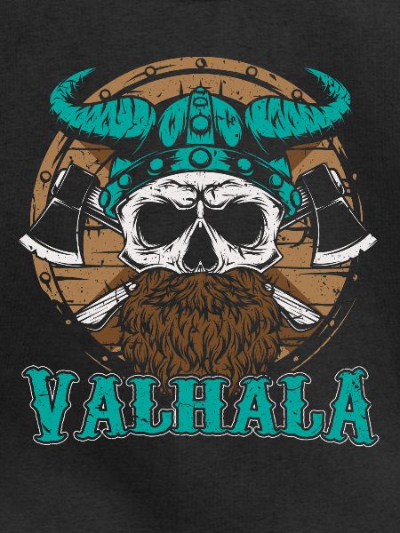 Valhala Viking - Axe Viking hoofd Tattoo Gift