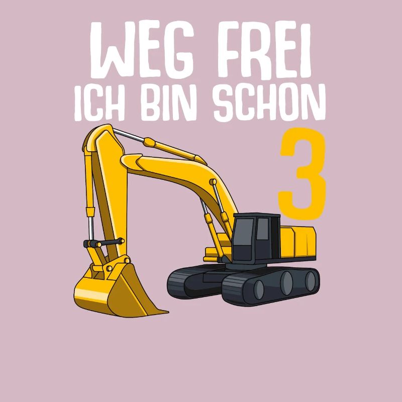 Bagger 3. Geburtstag Weg Frei Ich Bin Schon 3