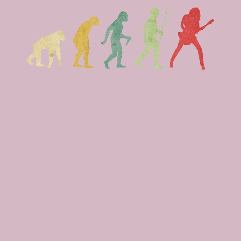 Guitar Rock Girl Evolution