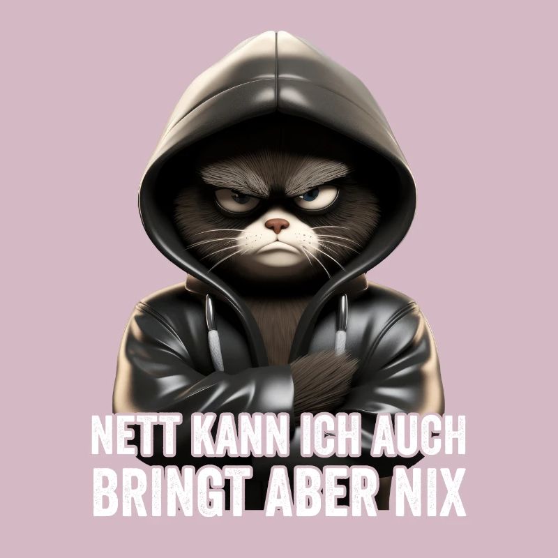 Lustige Mürrische Katze Mit Spruch Geschenk
