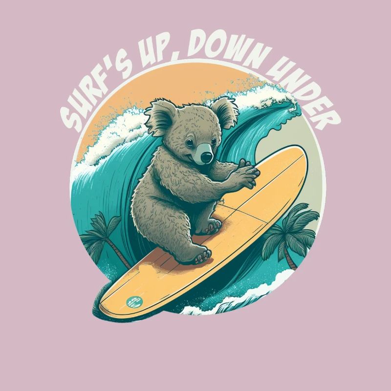 Down under surfender Koalabär