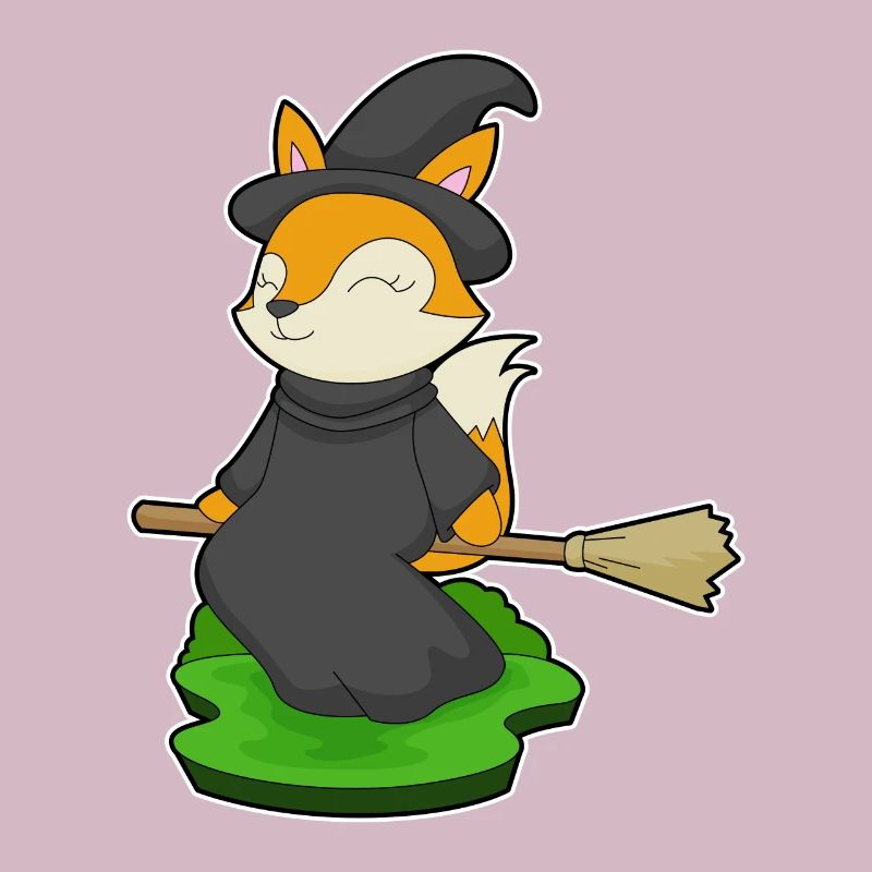 Fox Witch Broom