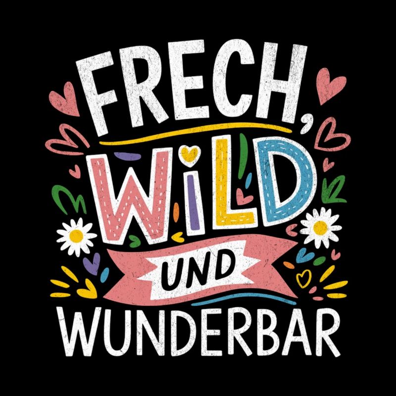 Frech Wild und Wunderbar – kunterbunte Motive