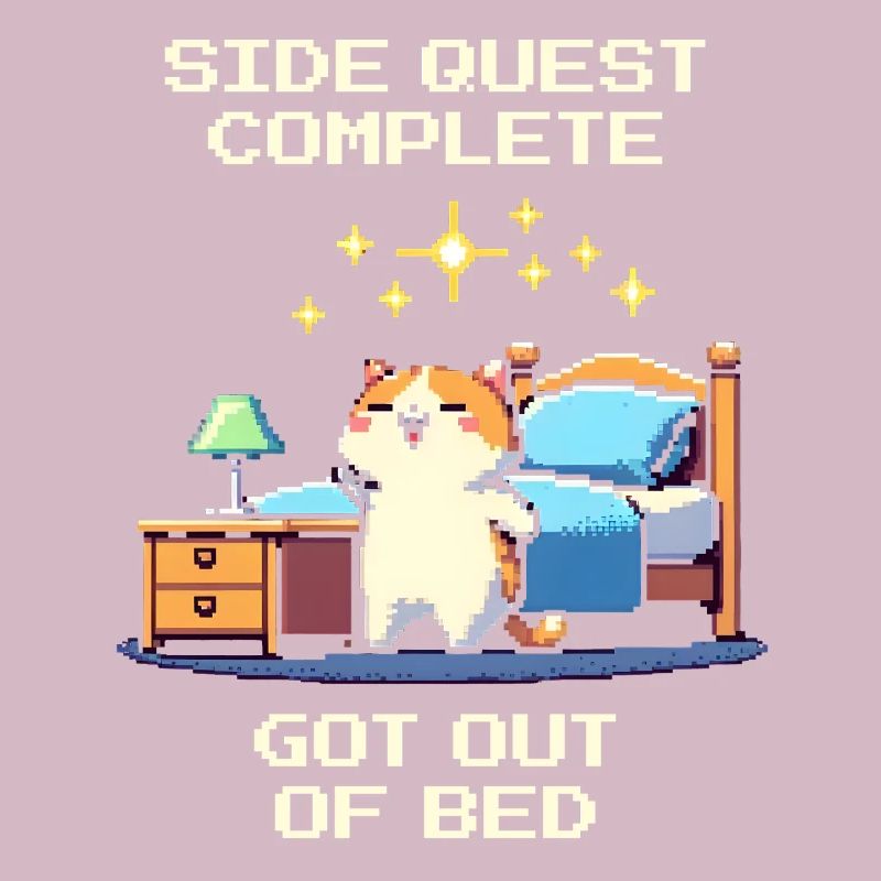 Quête secondaire terminée : Sortir du lit, accomplissement quotidien