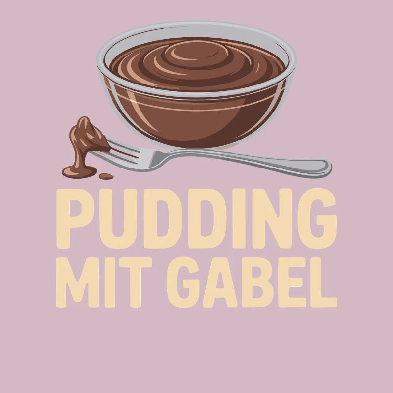 Pudding Mit Gabel