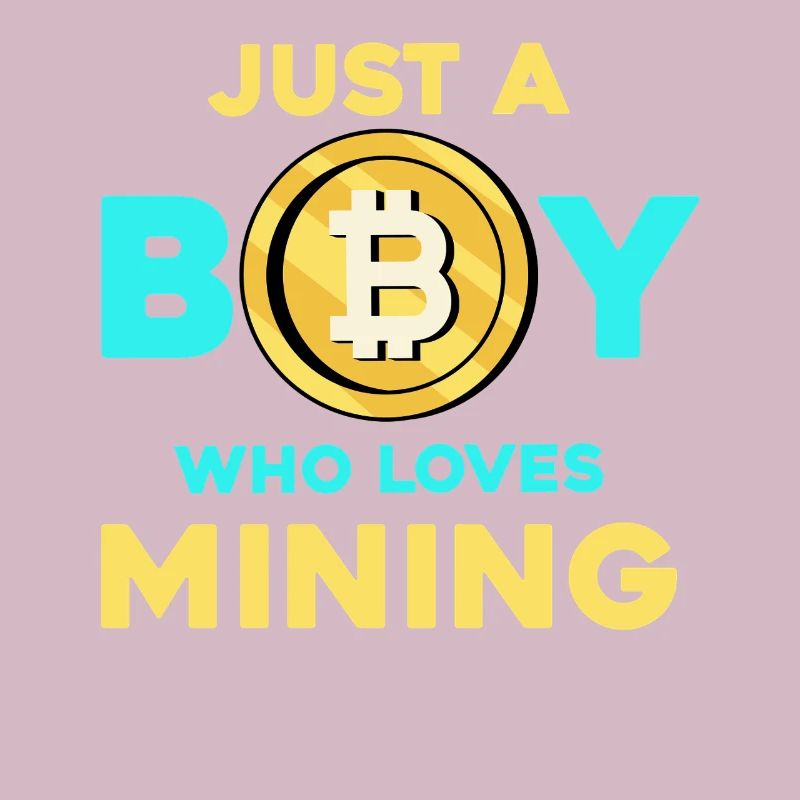 Krypto Mining Junge – Bitcoin Leidenschaft