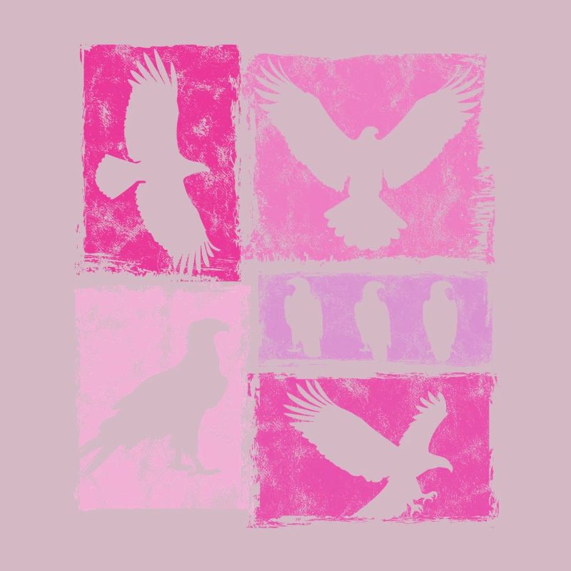 Silhouettes graphiques rétro Eagle