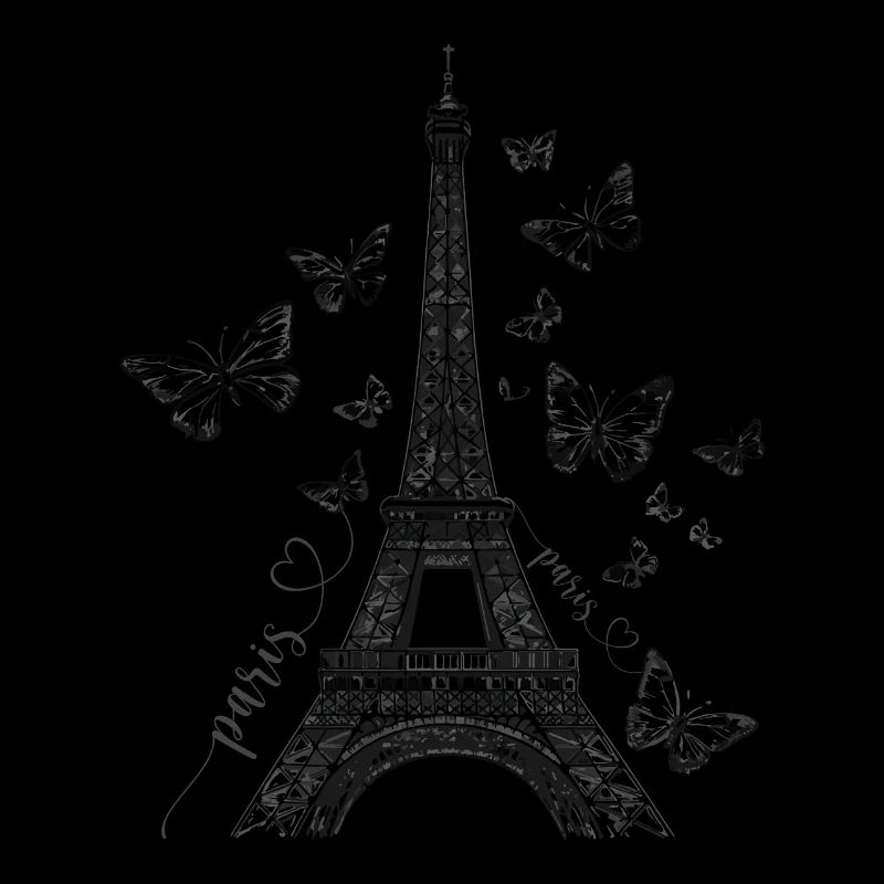 Paris Eiffelturm Frankreich Schmetterlinge Kunst