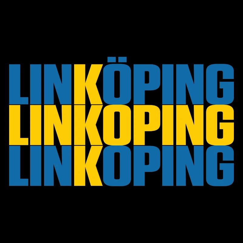 Linköping Suède Drapeau