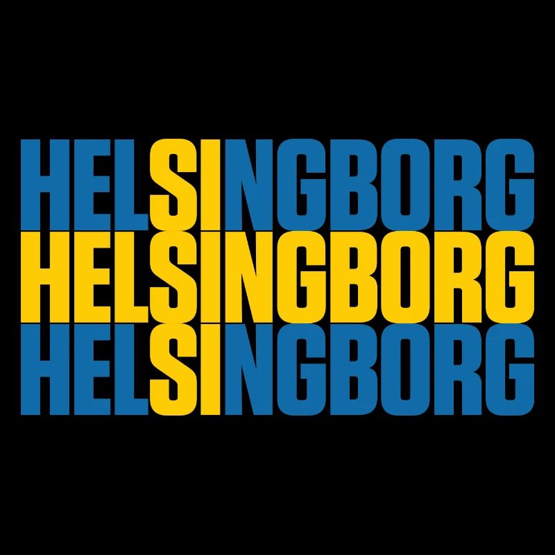 Helsingborg Suède Drapeau