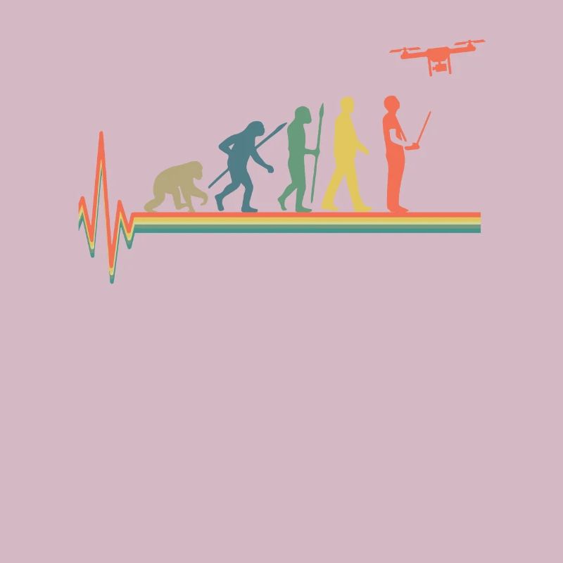 Battement de coeur rétro Drone Evolution