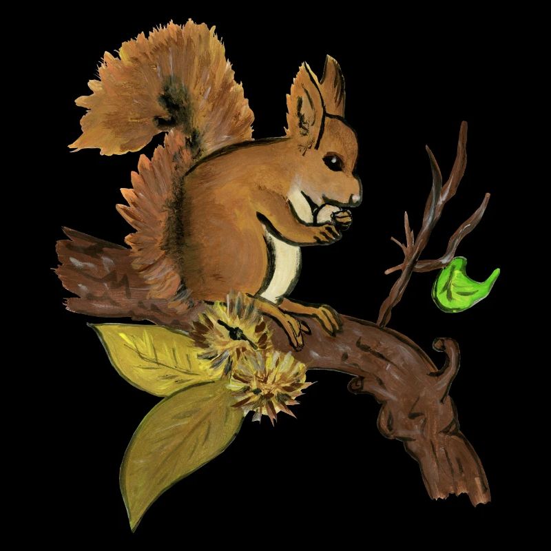 Herbst Eichhörnchen - Herbst Eichhörnchen Eichhörnchen