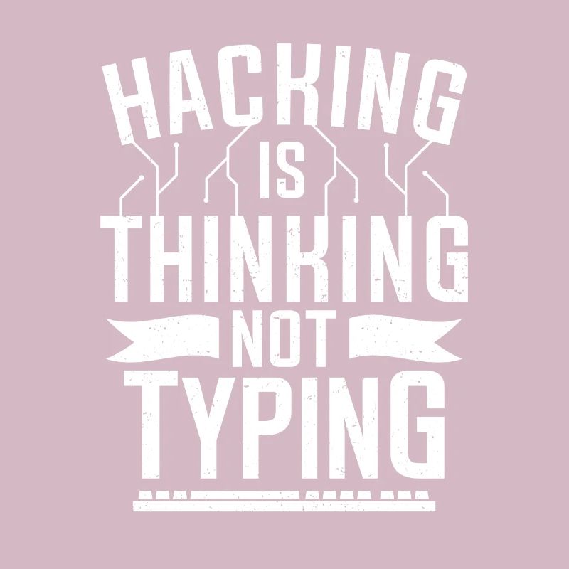 Hacking denkt computerhacker Cybersicherheit
