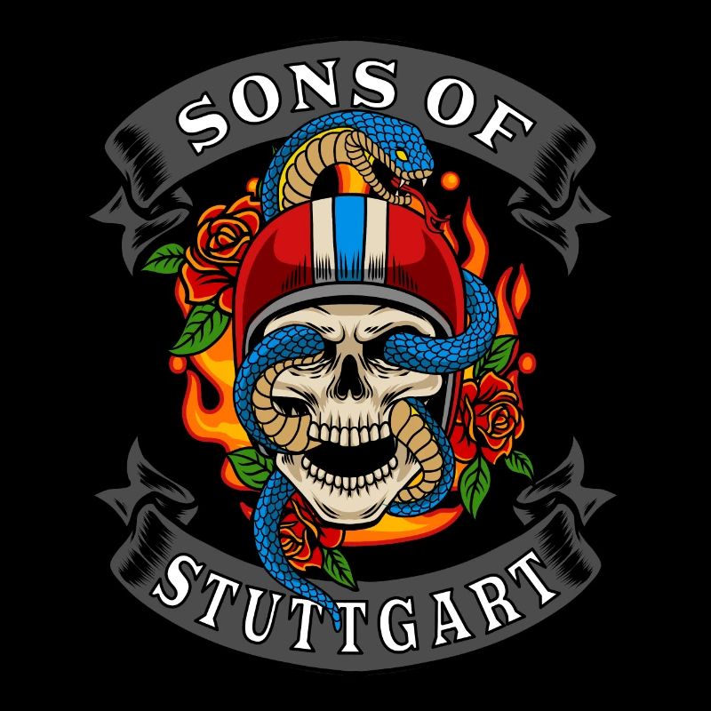 Stuttgart Biker Geschenk sons of Stuttgart