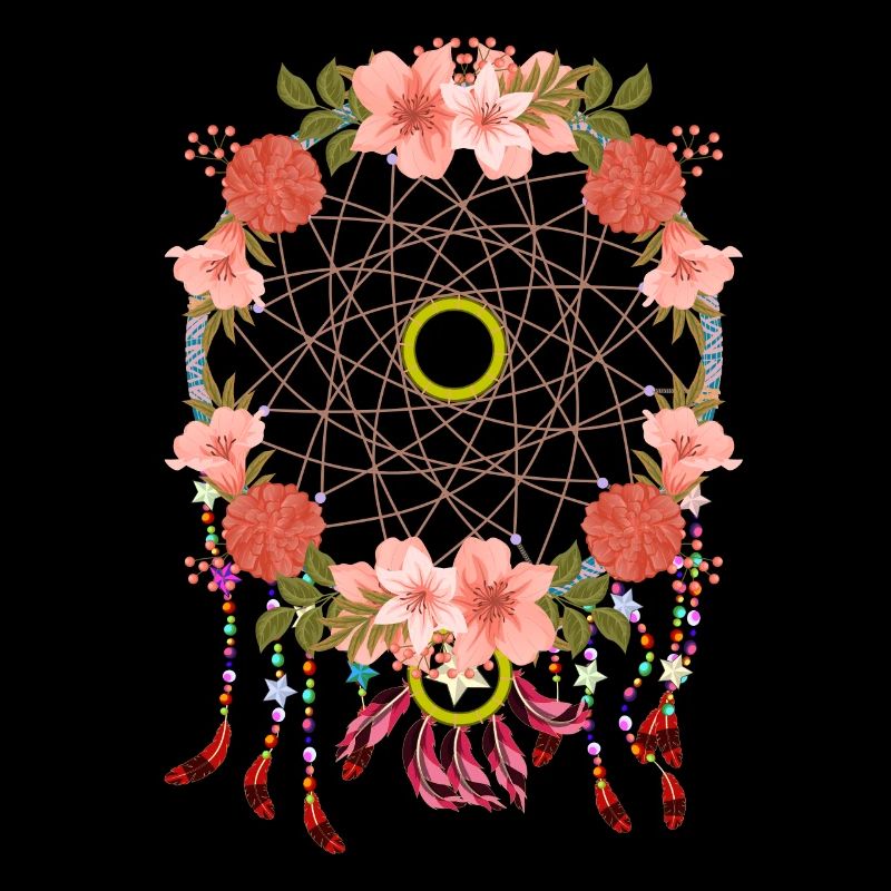 Boho Blumen Schmuck Esoterik Geschenk Traumfänger