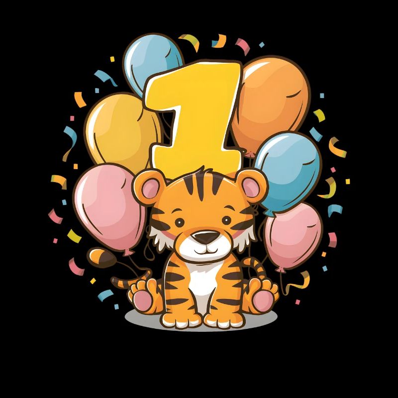 1. Geburtstag Tiger Kindergeburtstag