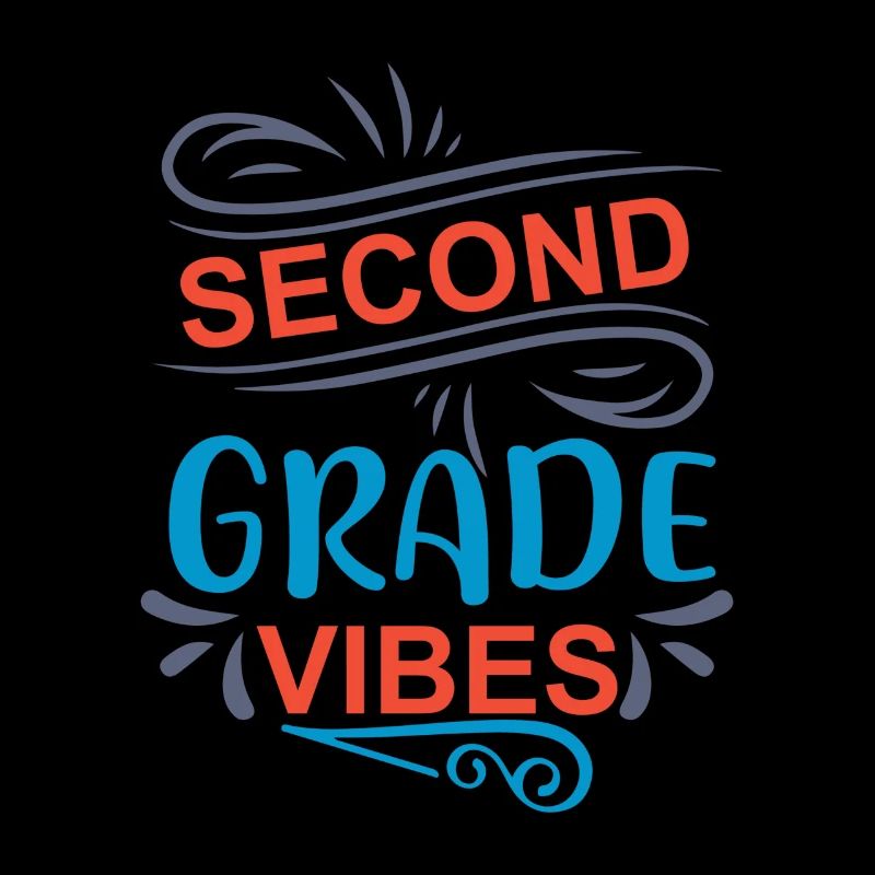 Back To School Second Grade Vibes Retro Teacher