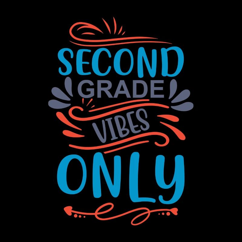 Back To School Second Grade Vibes Retro Teacher
