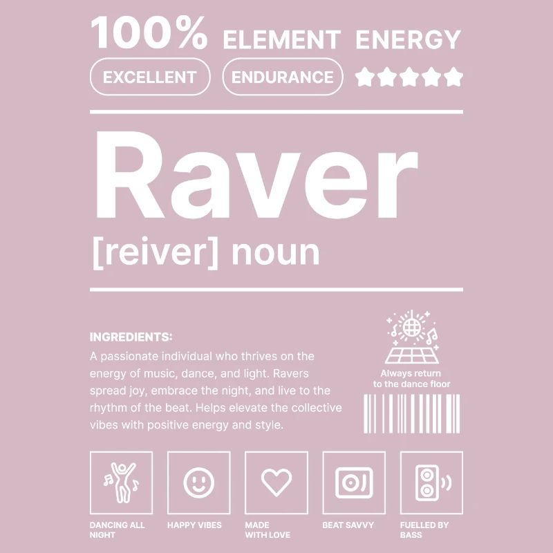 Raver-Lebensstil Weiß