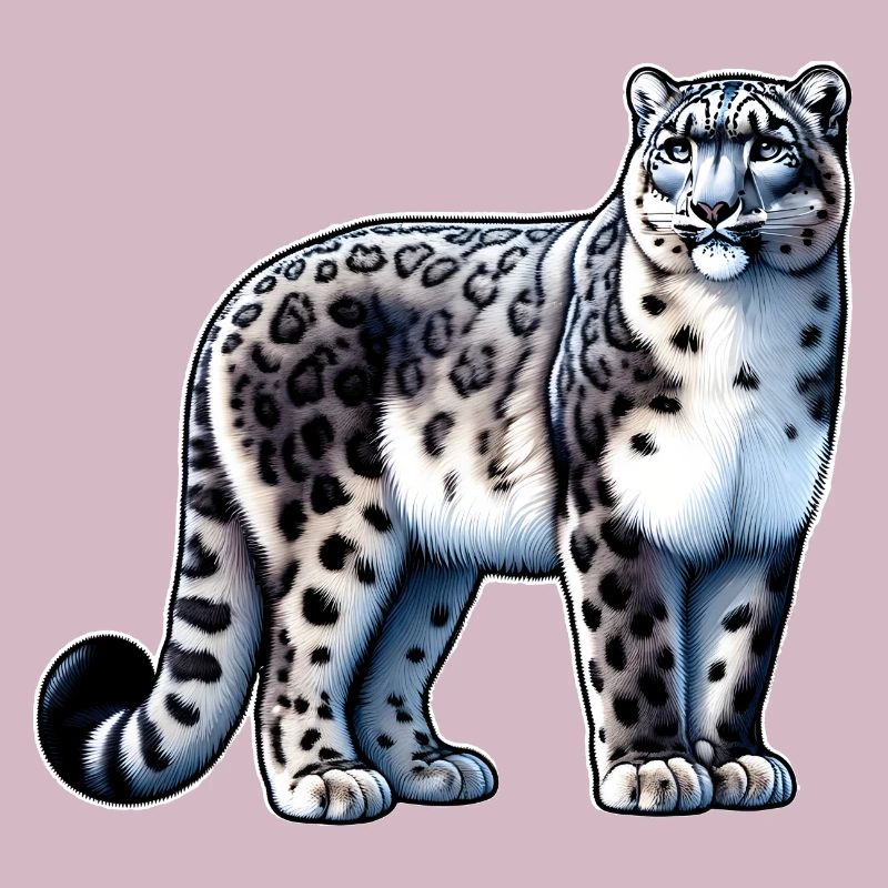 Snow Leopard Leopard White Leopard