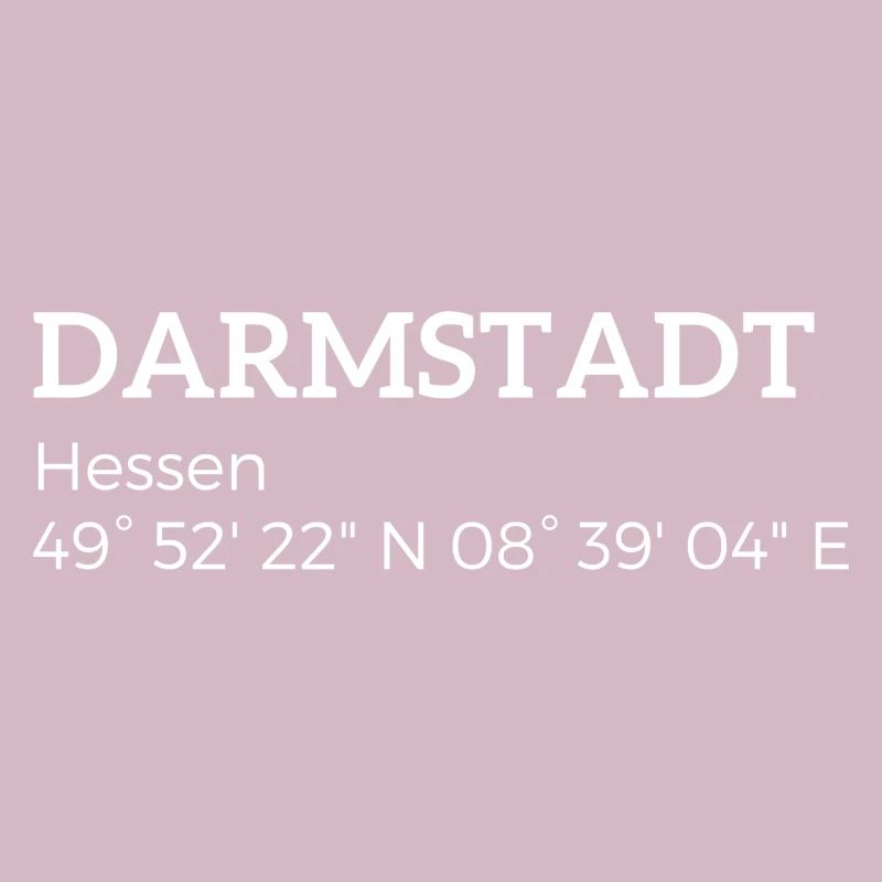 Darmstadt Hesse coordinates