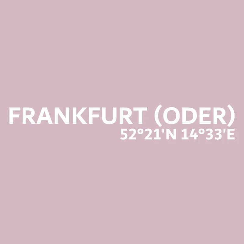 Coordonnées de Francfort (Oder)
