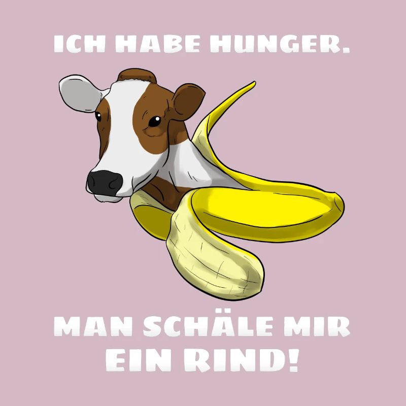 Ich habe Hunger Man schäle mir ein Rind Fleisch