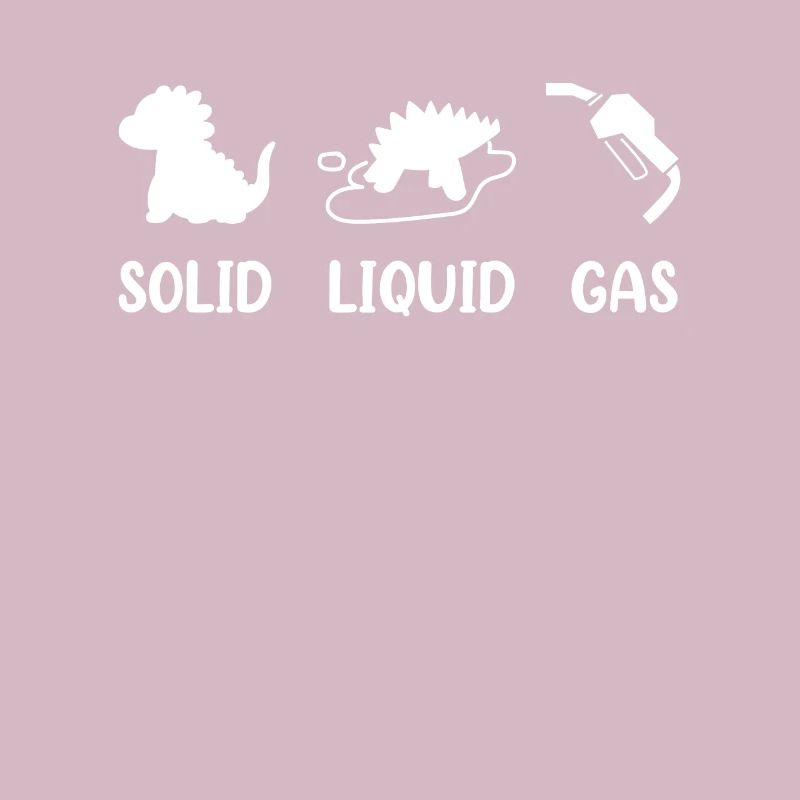 Gaz liquide solide Dinosaure Fuel Evolution