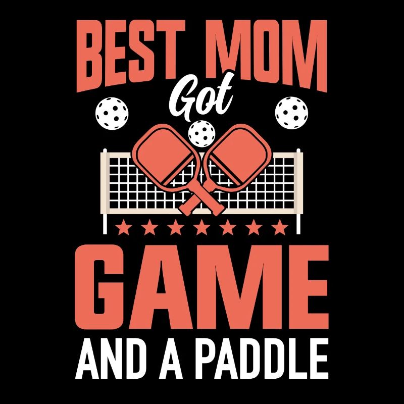 Pickleball Mama Paddleball Mutter Paddle Spiel