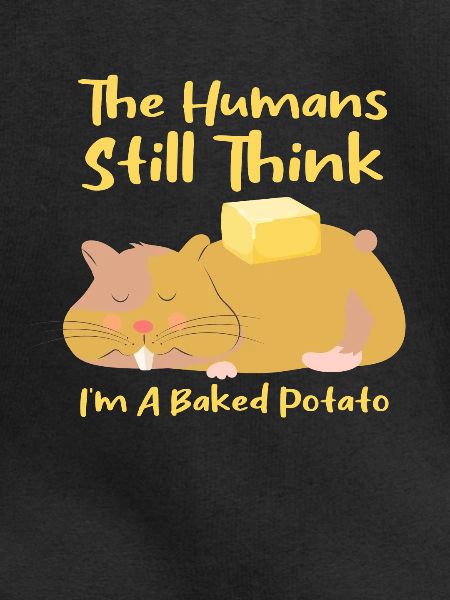Hamster gnagare människor tror bakad potatis
