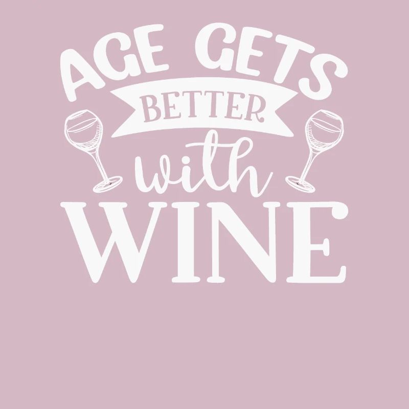 Das Alter wird besser mit Wein