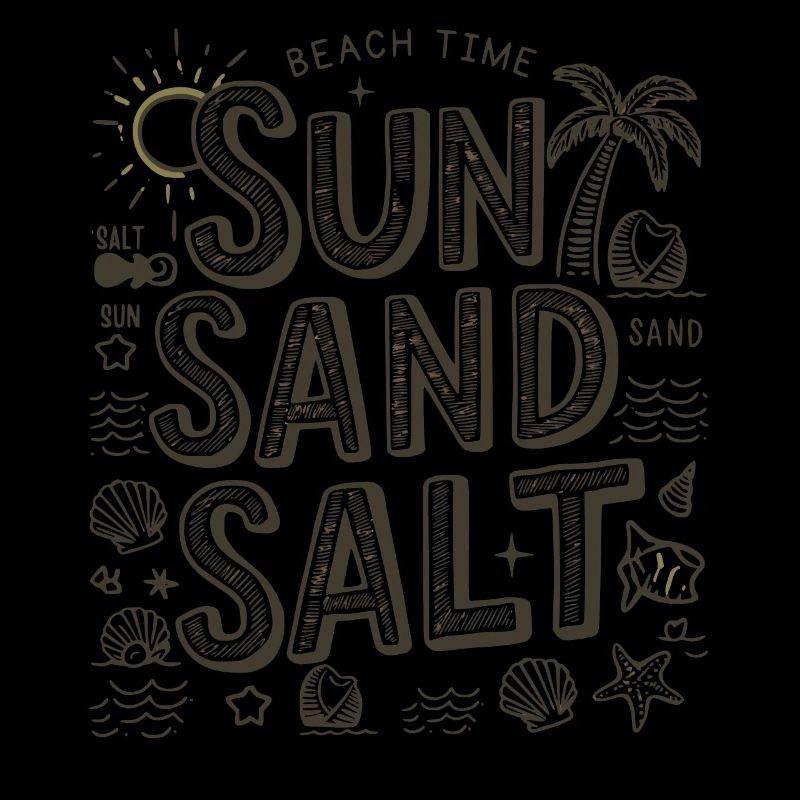 Beach Time Sun Sand Salt