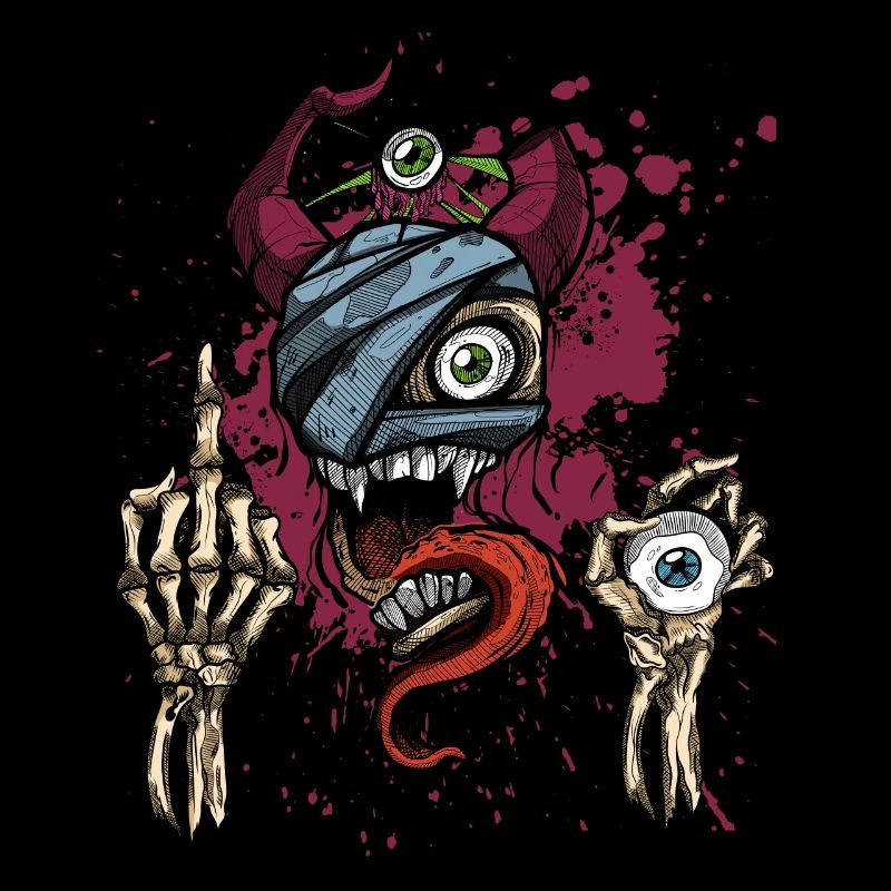 Weirdcore Ästhetik Pastell Goth Grunge Evil Skull