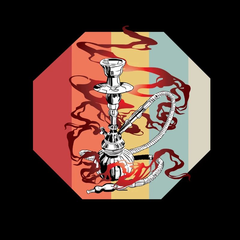 Shisha Tshirt Men Women's Hookah Pipe