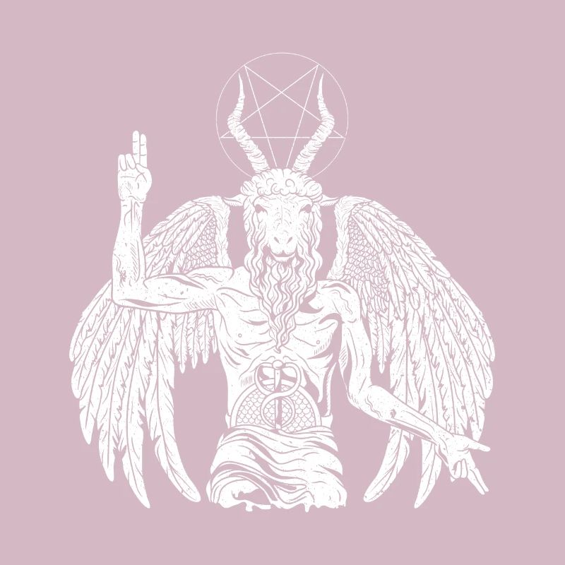 Devil Baphomet Chèvre gothique