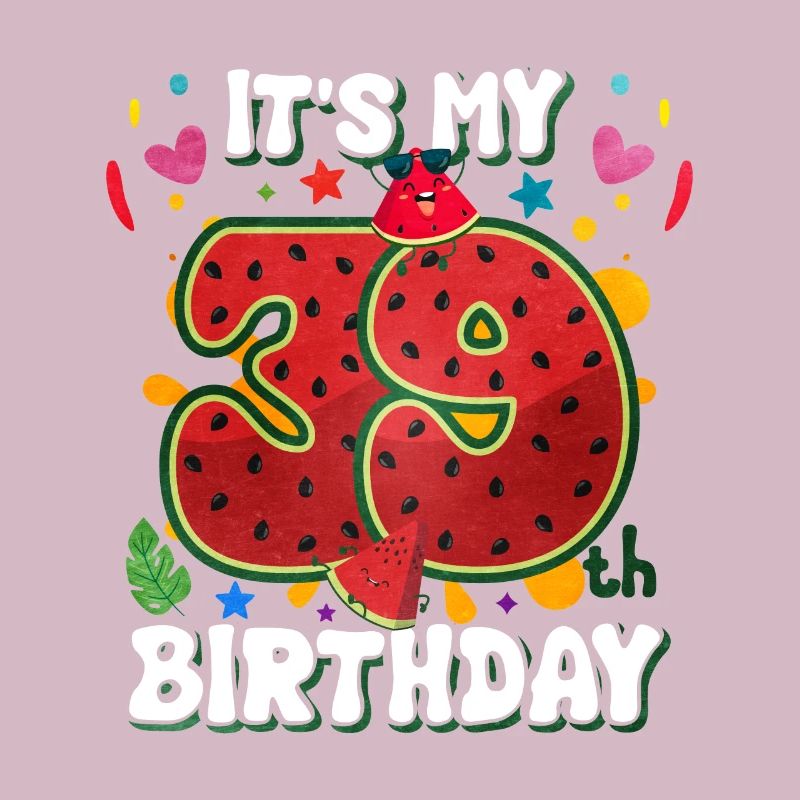 39e anniversaire Pastèque