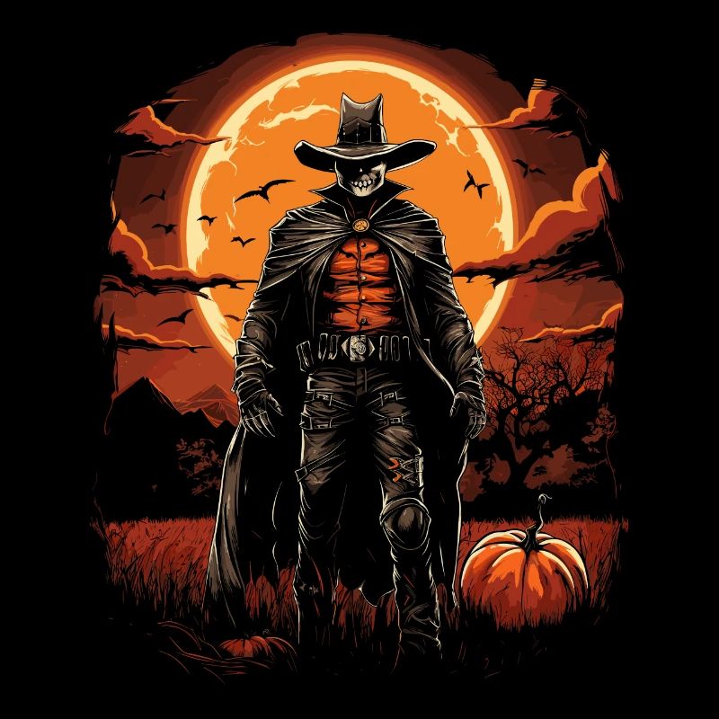 Halloween Cowboy Abenteuer Unheimlicher Wild West