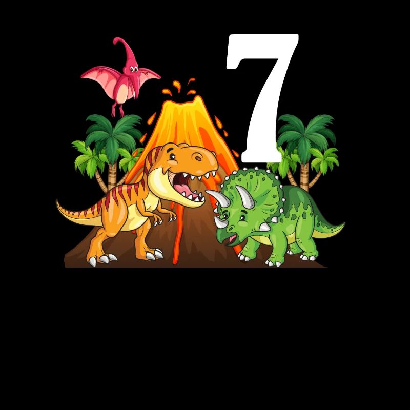 Dinosaure 7e anniversaire garçon 7 ans dino