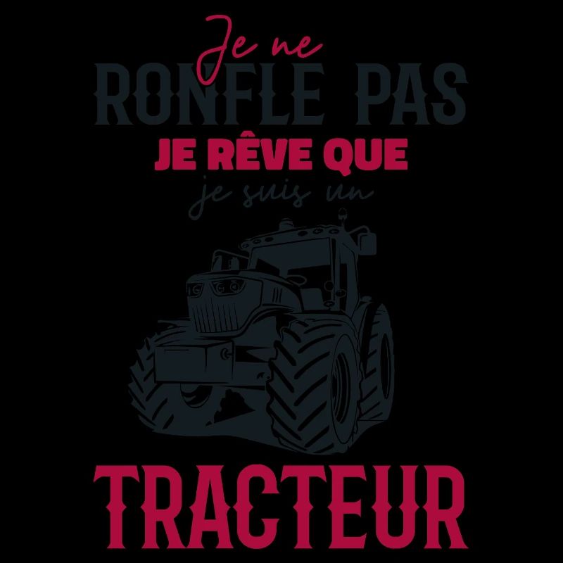 Ich schnarche nicht, ich träume, dass ich ein Traktor bin