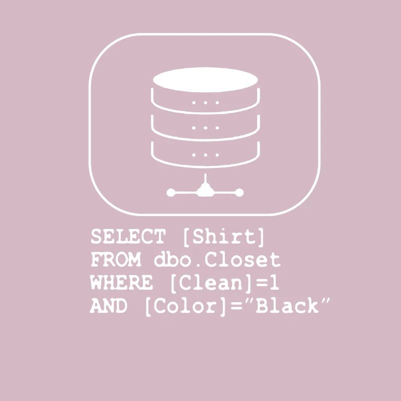 Code de base de données SQL Sarcasm Developer Gift