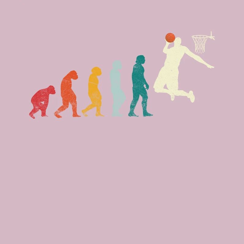 Basketball evolution player sport idée cadeau