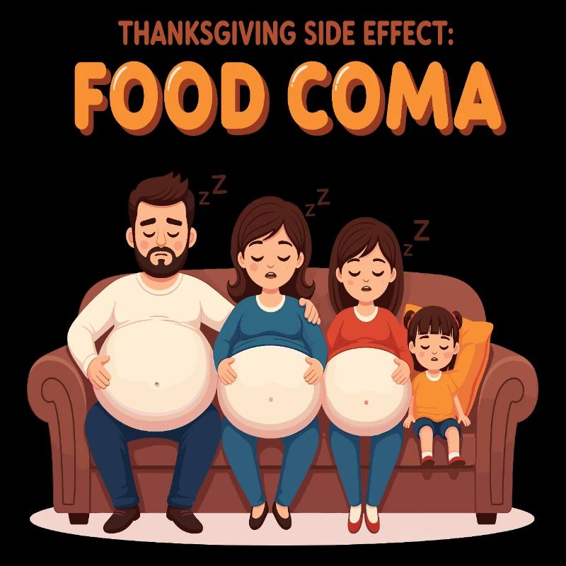 Coma alimentaire de Thanksgiving