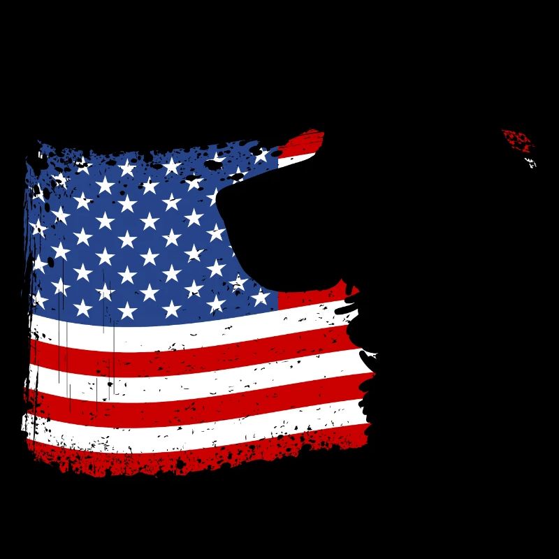 Gordon Setter Amerika Fahne Hunde Wilsigns