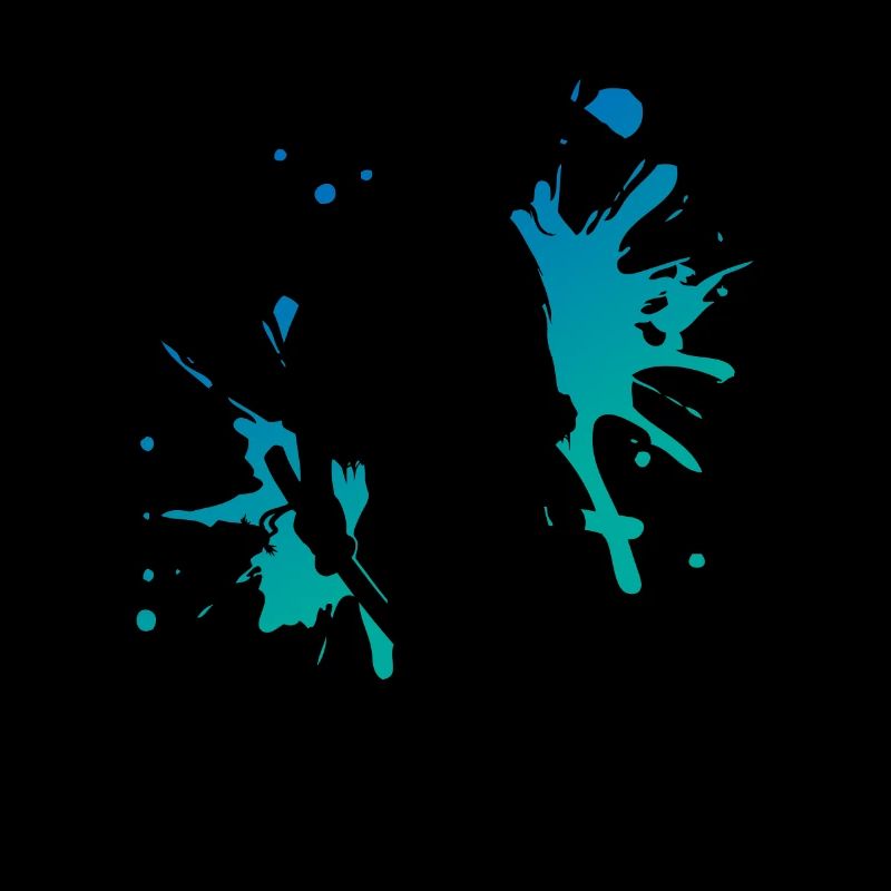 Samurai Kampfgeist Tinte Splash Kunst