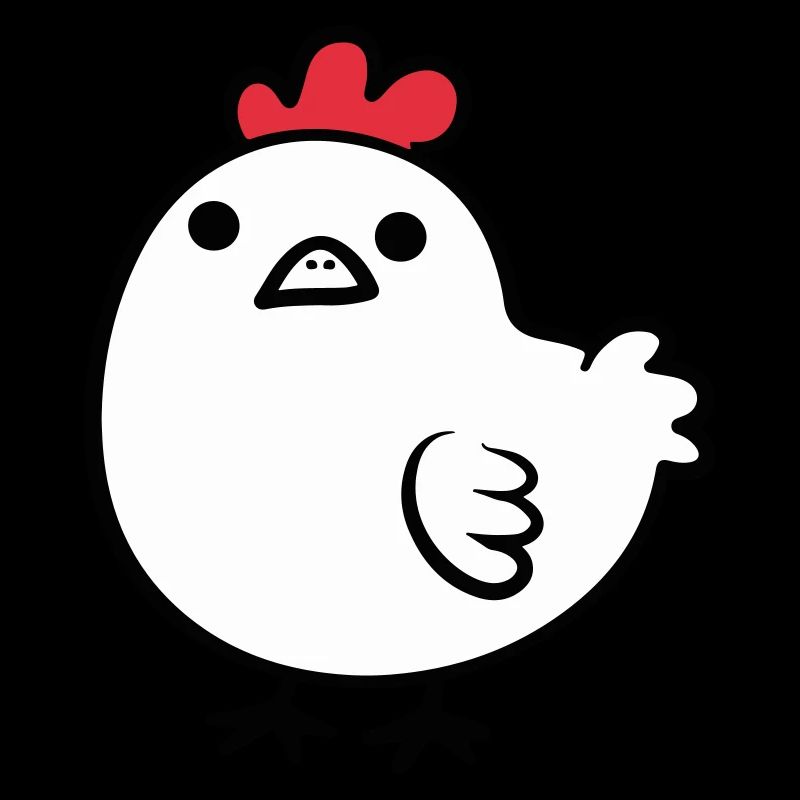 Poulet de dessin animé