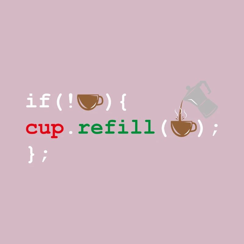 Programmierer Geschenk Kaffee Koffein Coden Code