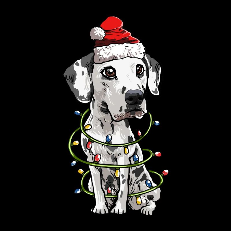 Dalmatiens Cadeau des chiens de Noël